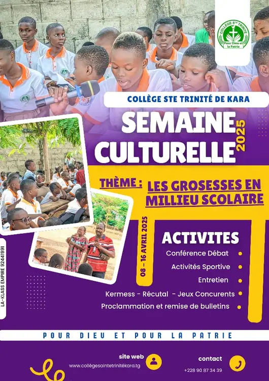 Programme de la Semaine Culturelle